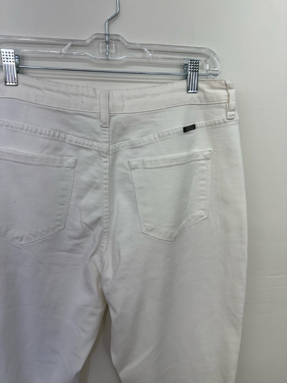 KanCan White High-Rise Distressed Flare Jeans K7 - Picture 8 of 9